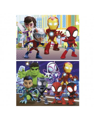 PUZZLE SPIDER-MAN 2X48-PIEZAS