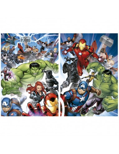 PUZZLE AVENGER 2X100-PIEZAS
