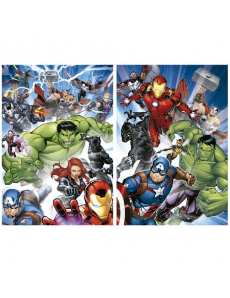 PUZZLE AVENGER 2X100-PIEZAS