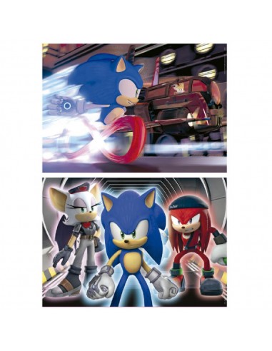 PUZZLE SONIC NEÓN 2X100-PIEZAS
