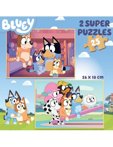 PUZZLE BLUEY 2X25-PIEZAS.