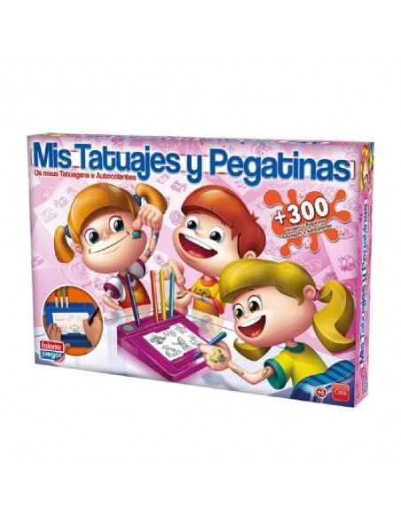 JUEGO MIS TATUAJES Y PEGATINAS