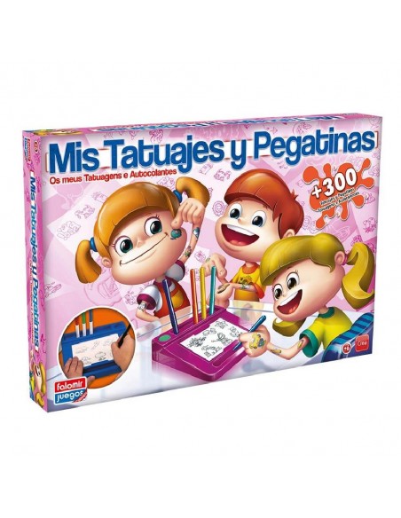 JUEGO MIS TATUAJES Y PEGATINAS