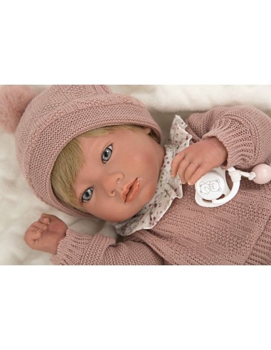 MUÑECO REBORN ABRIL CON MANTA