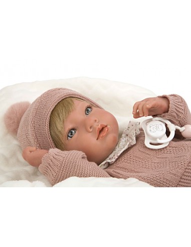 MUÑECO REBORN ABRIL CON MANTA