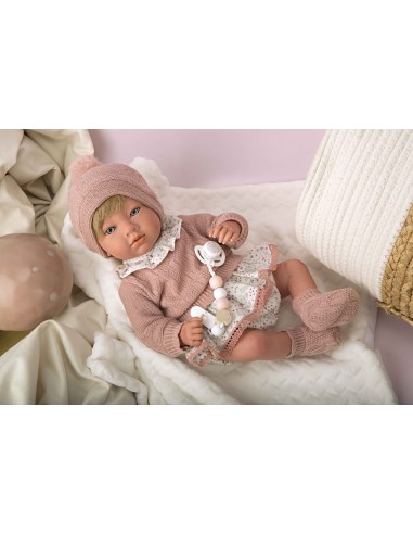 MUÑECO REBORN ABRIL CON MANTA