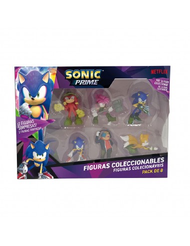 FIGURAS SONIC PACK DE 8 FIGURAS