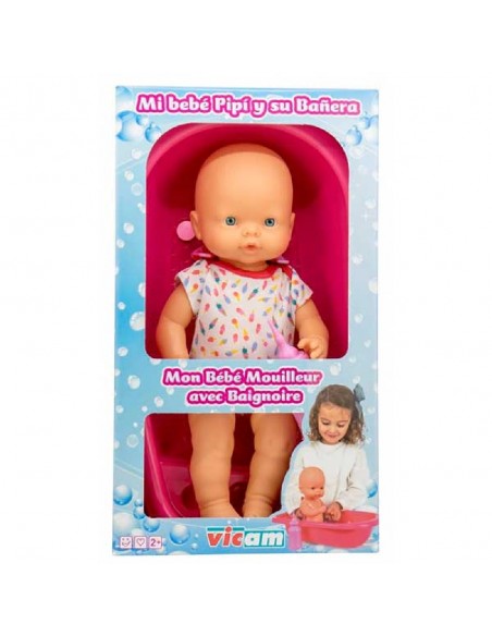 BABY PIPI 35-CMS. + BAÑERA