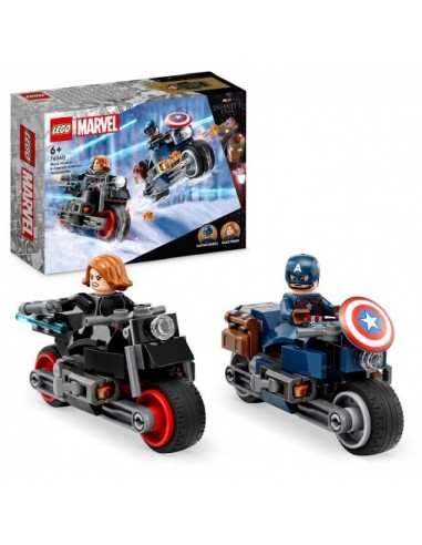 LEGO MOTOS DE VIUDA NEGRA-CAPITAN AMERICA