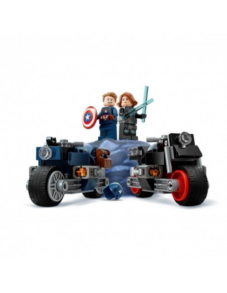 LEGO MOTOS DE VIUDA NEGRA-CAPITAN AMERICA