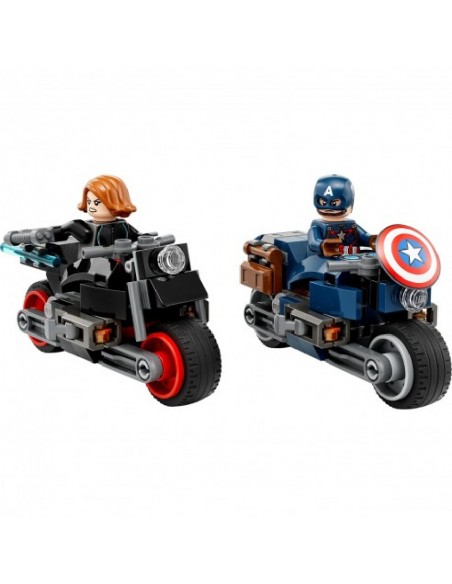 LEGO MOTOS DE VIUDA NEGRA-CAPITAN AMERICA