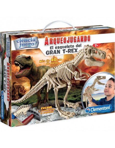 ARQUEO JUGANDO GRAN T-REX GIGANTE