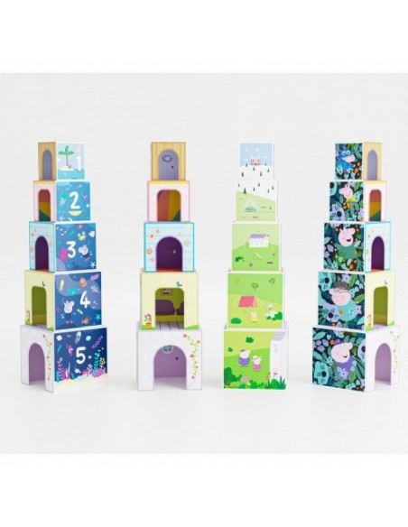CUBOS APILABLES  PEPPA PIG