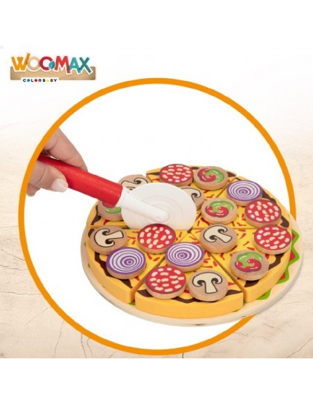 SET PIZZA MADERA 27-PIEZAS