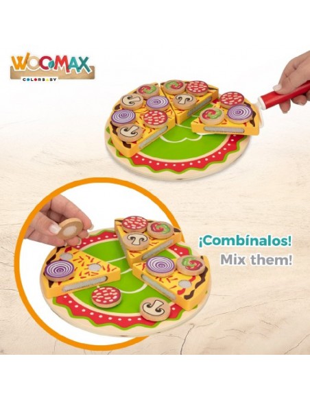 SET PIZZA MADERA 27-PIEZAS