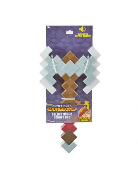 HACHA MINECRAFT CON SONIDOS MATTEL