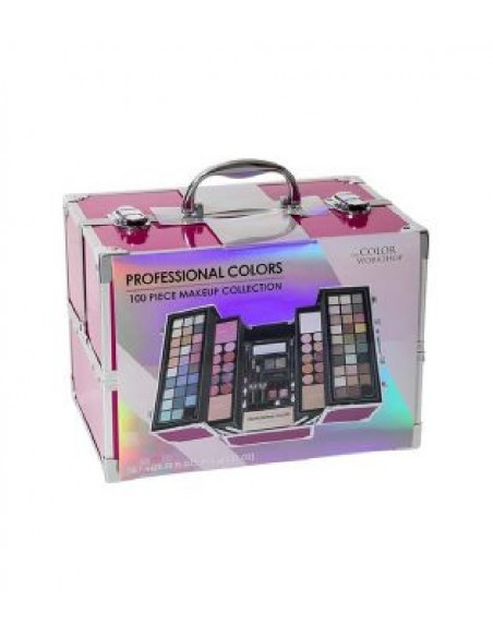 MALETIN MAQUILLAJE ROSA PROFESIONAL