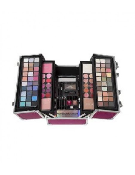 MALETIN MAQUILLAJE ROSA PROFESIONAL