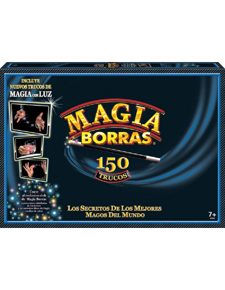 JUEGO MAGIA BORRAS 150-TRUCOS CON LUZ