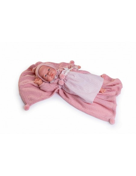 MUÑECA RECIEN NACIDA CON FALDON