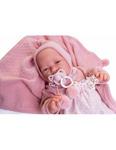 MUÑECA RECIEN NACIDA CON FALDON