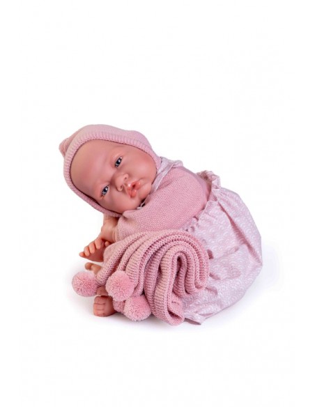 MUÑECA RECIEN NACIDA CON FALDON