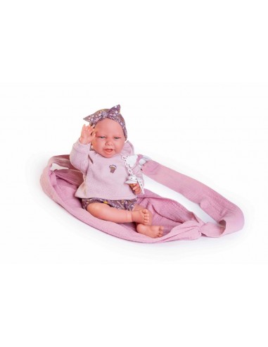MUÑECA CARLA CON FULAR PORTABEBE