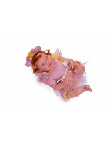 MUÑECA PIPA HADA CON DIADEMA