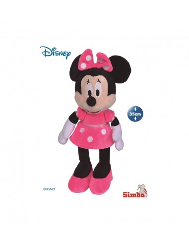 PELUCHE MINNIE ROSA 35-CMS.