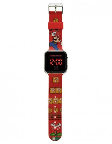 RELOJ LED SUPER MARIO