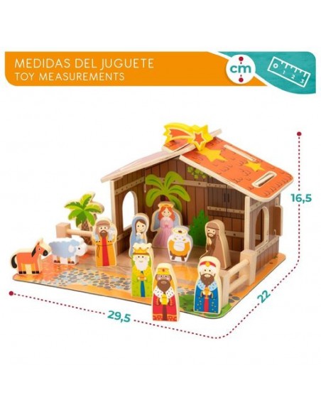 BELEN MADERA 20-PIEZAS