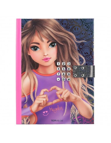 DIARIO CON CODIGO SECRETO NIGHT LIGHT