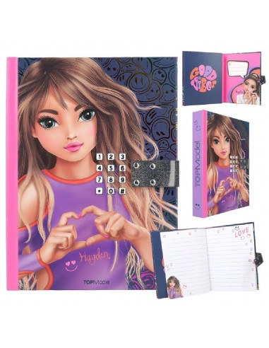 DIARIO CON CODIGO SECRETO NIGHT LIGHT