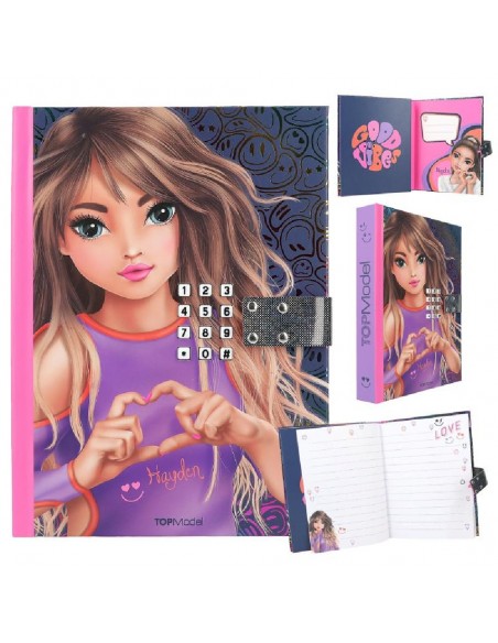 DIARIO CON CODIGO SECRETO NIGHT LIGHT