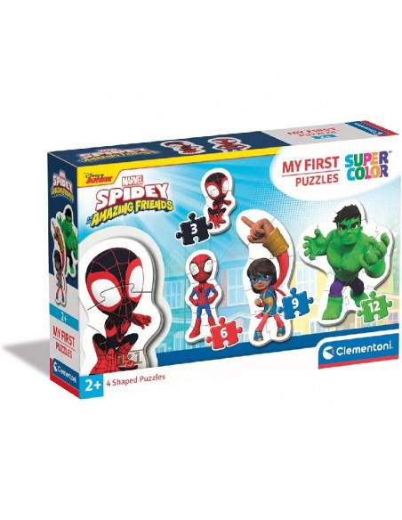 PUZZLE SPIDEY 3-6-9-12 PIEZAS