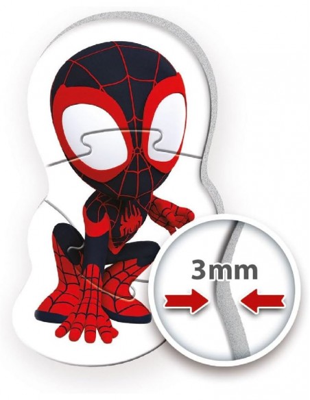 PUZZLE SPIDEY 3-6-9-12 PIEZAS