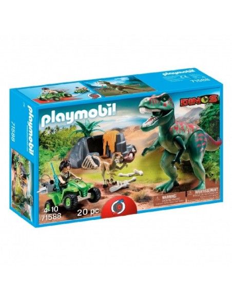 PLAYMOBIL TIRANOSAURUS REX CON EXPLORADOR