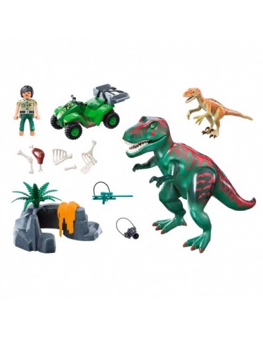 PLAYMOBIL TIRANOSAURUS REX CON EXPLORADOR