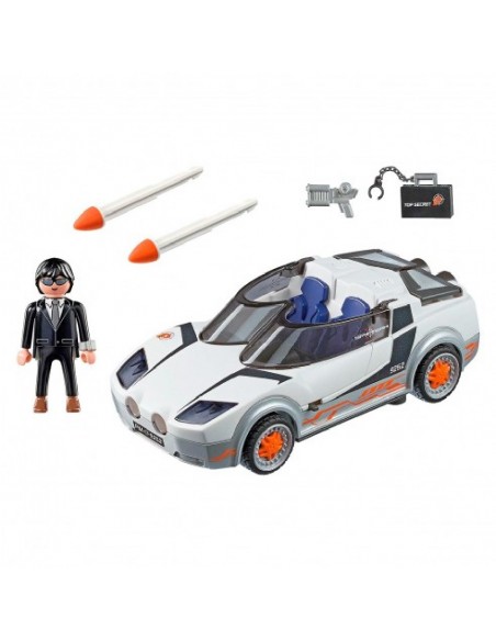 PLAYMOBIL AGENTE SECRETO Y RACER