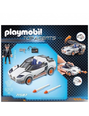 PLAYMOBIL AGENTE SECRETO Y RACER