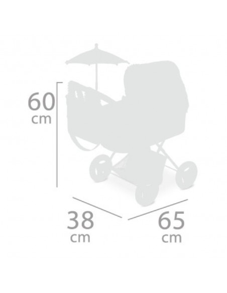 COCHE MUÑECA KOALA PLEGABLE