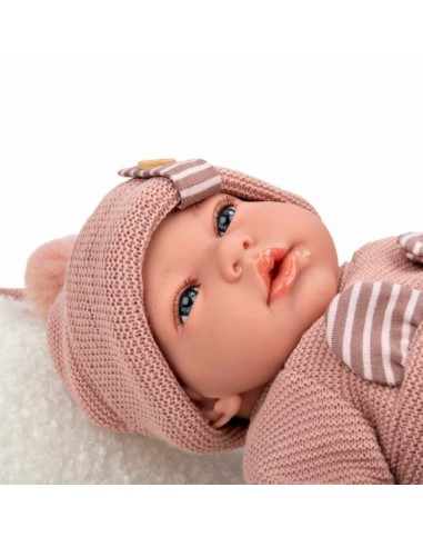 MUÑECO CON PESO ANDIE ROSA 40-CMS.