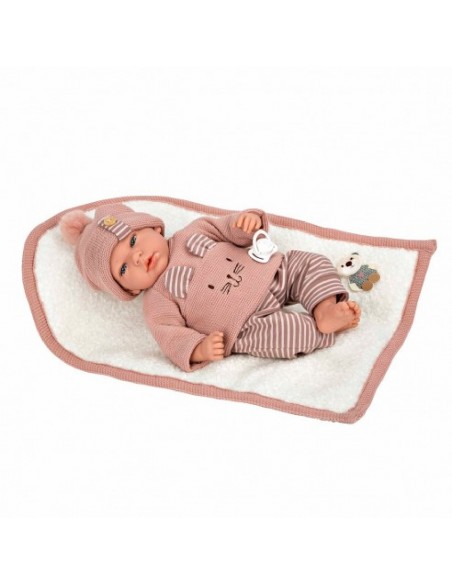 MUÑECO CON PESO ANDIE ROSA 40-CMS.