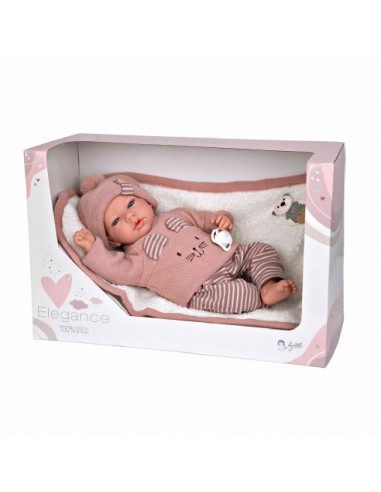 MUÑECO CON PESO ANDIE ROSA 40-CMS.