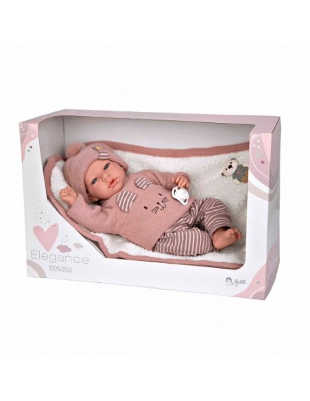 MUÑECO CON PESO ANDIE ROSA 40-CMS.