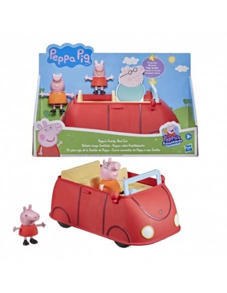 PEPPA PIG AUTO FAMILIAR ROJO