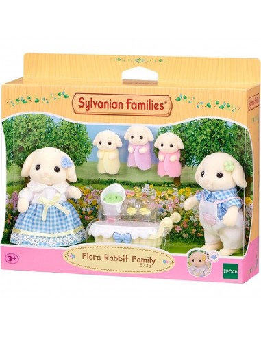 FAMILIA CONEJO FLOR SYLVANIAN FAMILIES