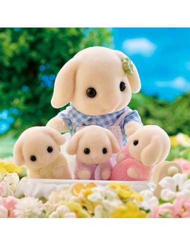 FAMILIA CONEJO FLOR SYLVANIAN FAMILIES