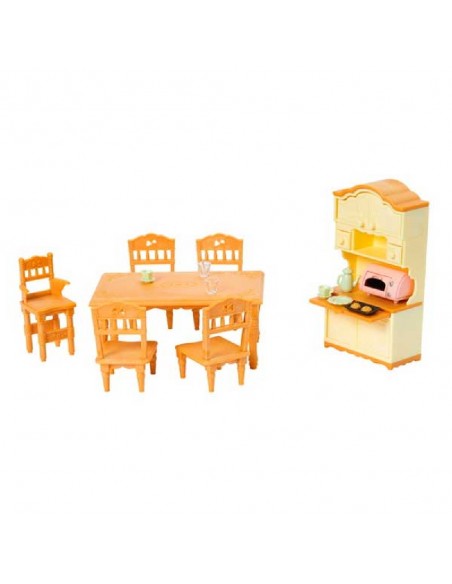 SET COMEDOR SYLVANIAN FAMILIES
