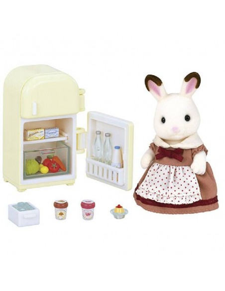 SET NEVERA CONEJO CHOCOLATE